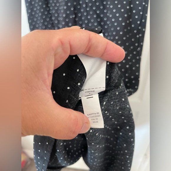 Banana republic black and white polka dot dress - Picture 6 of 7